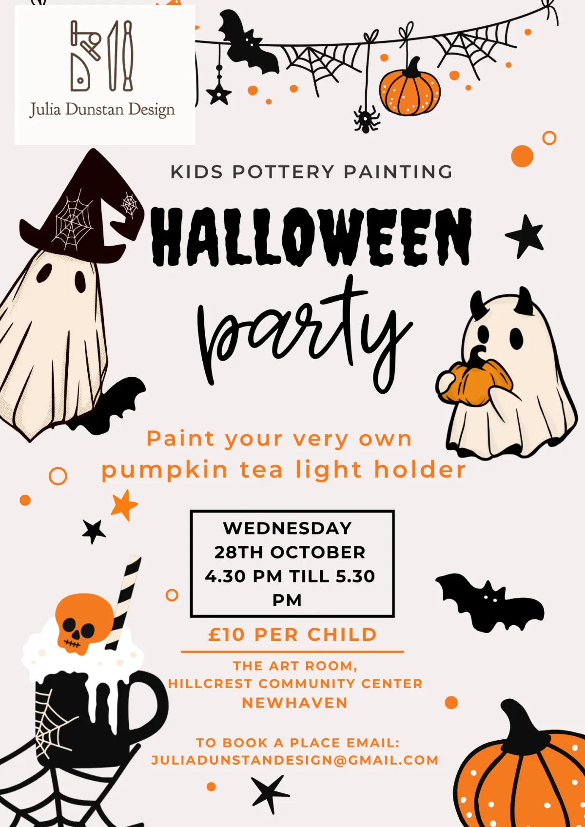 👻Kids 🎃Halloween Pottery 🐈‍⬛ — The Hillcrest Centre