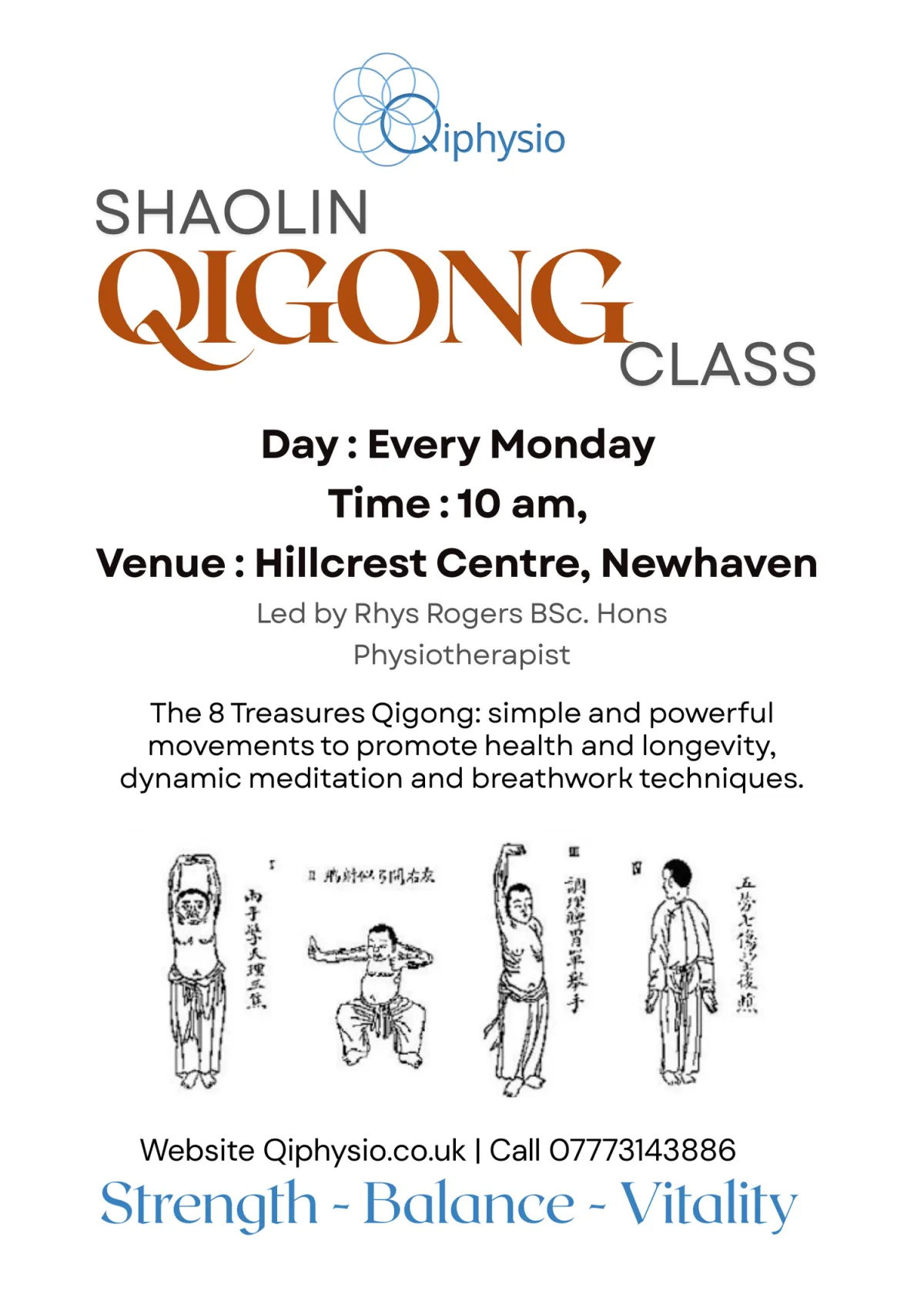 Shaolin Qigong Class — The Hillcrest Centre
