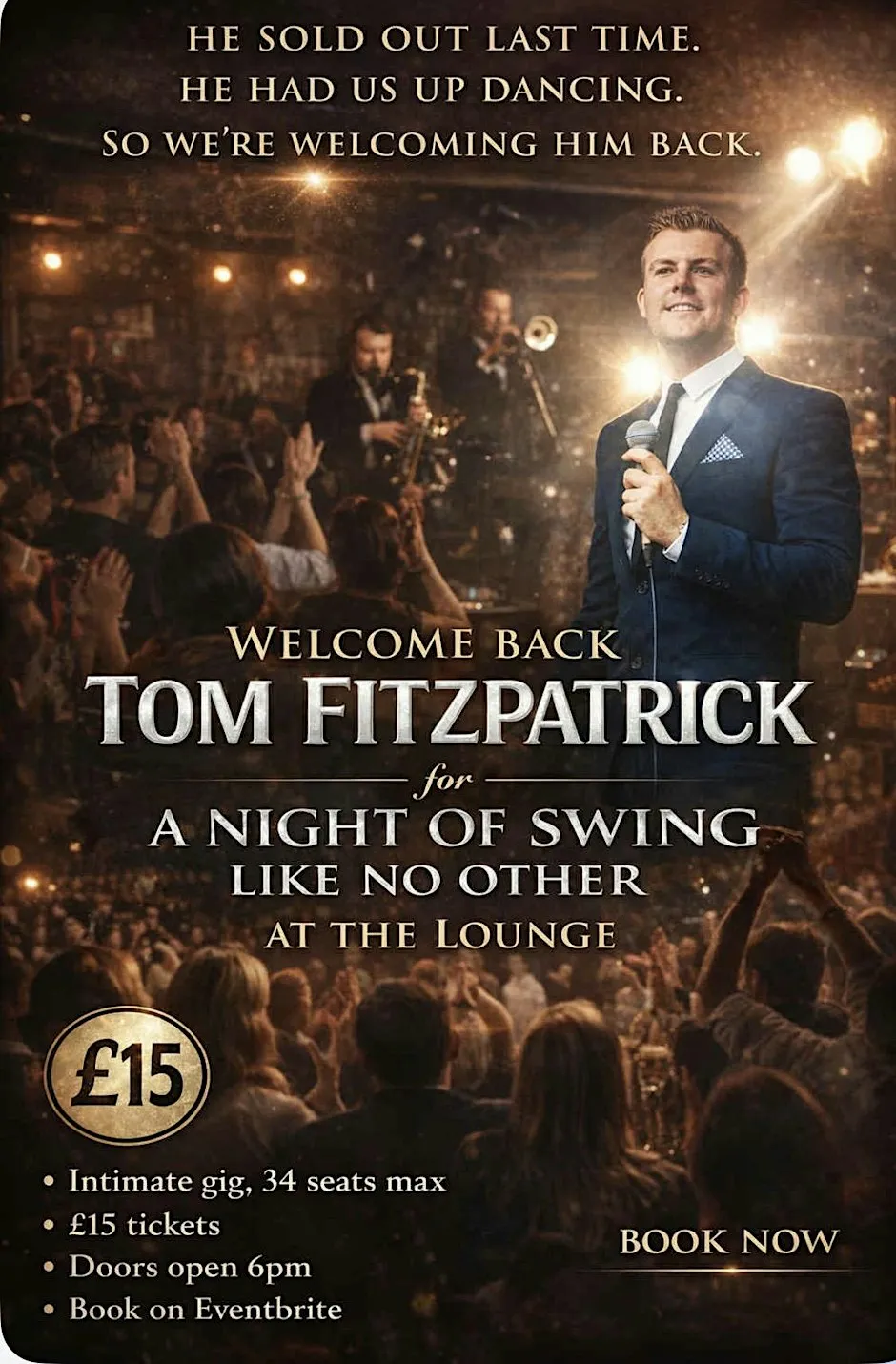 New Year Intimate gig with Tom Fitzpatrick